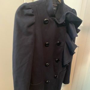 French Connection navy pea coat